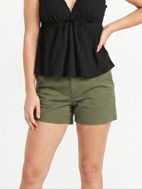 Jones & Co Women’s Olive Green Chino Shorts Size 8